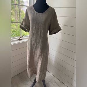 NWT women’s Italian linen dress size large